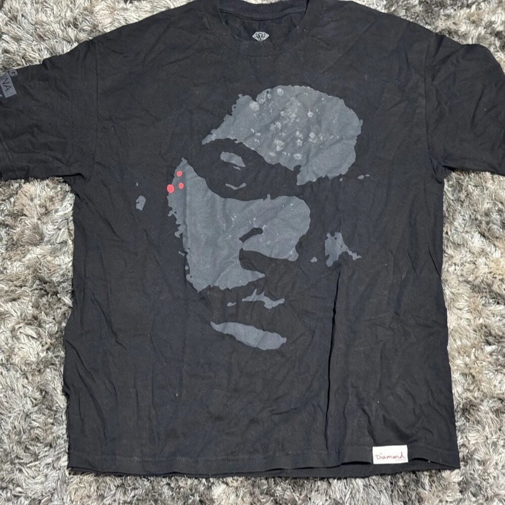 Size XL Diamond Supply Co. Mens Black Big Kahuna Kickball Graphic Logo‎ T-Shirt